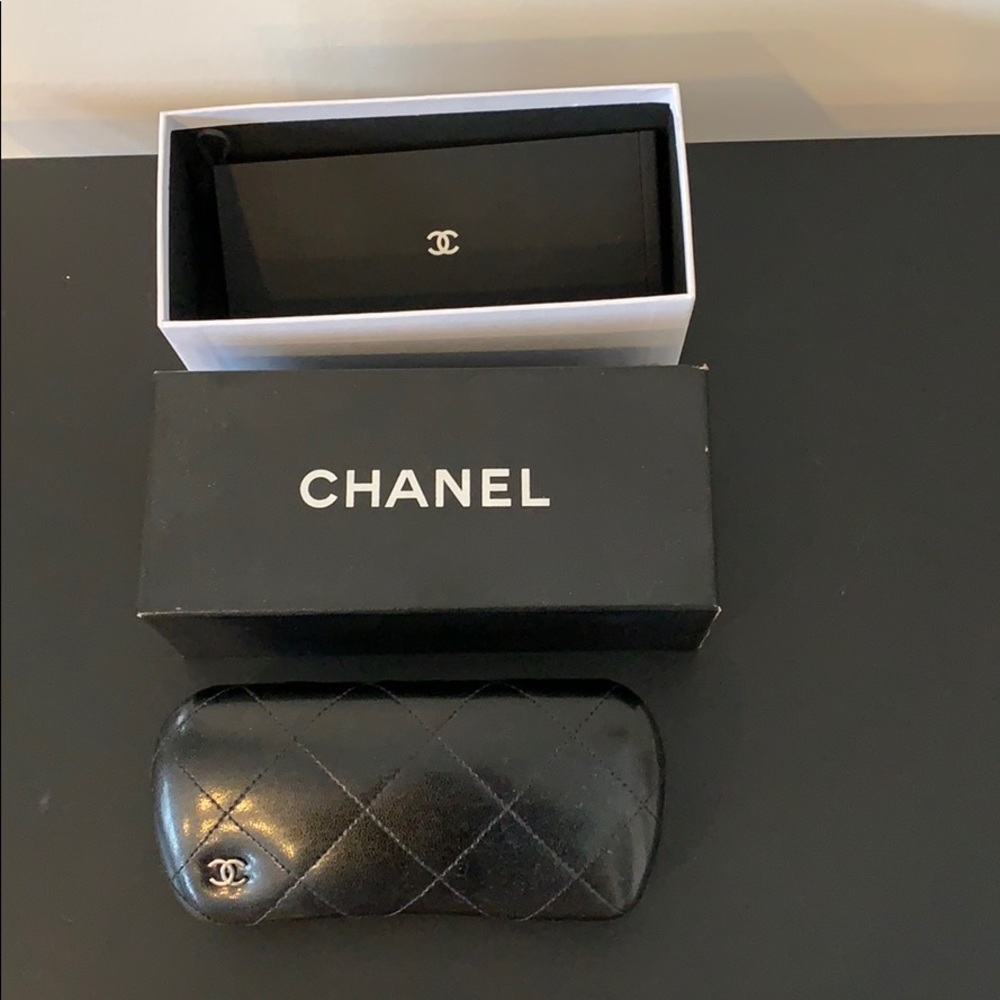 Chanel sunglass case and box